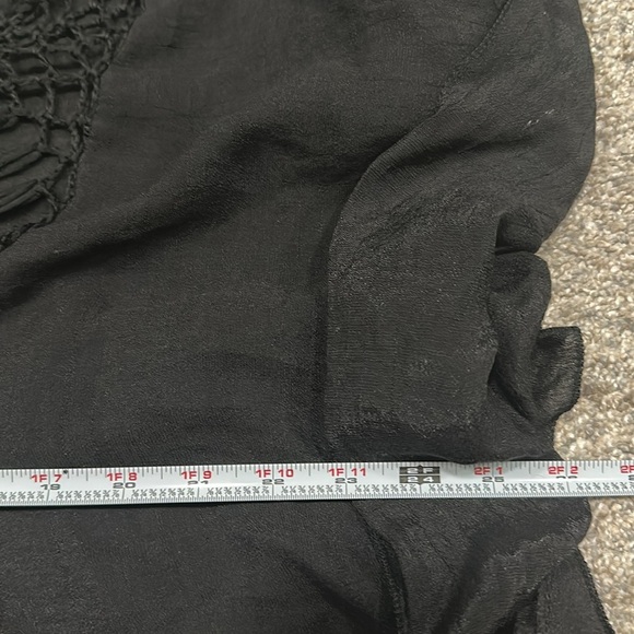 🎆 Swim Suit cover up black plus size Elegant Crochet oversized pool pull on - Picture 7 of 7